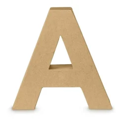 Kartonnen letter A