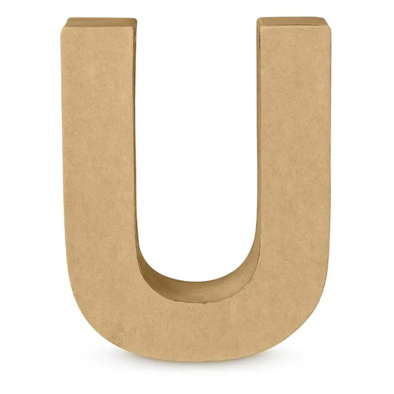 Kartonnen letter U