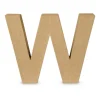 Kartonnen letter W