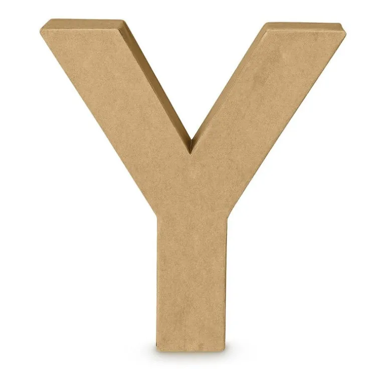 Kartonnen letter Y