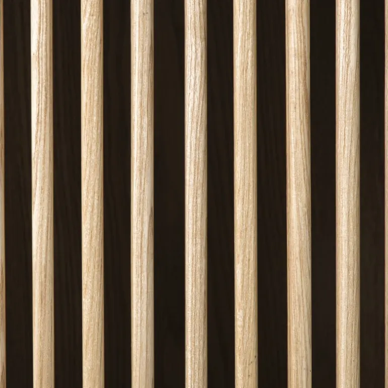 Kast Japandi smal - bruin - 145x40x33 cm