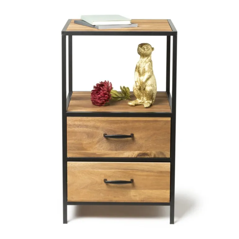 Kastje Charlie met 2 laden - 70x40x40 cm