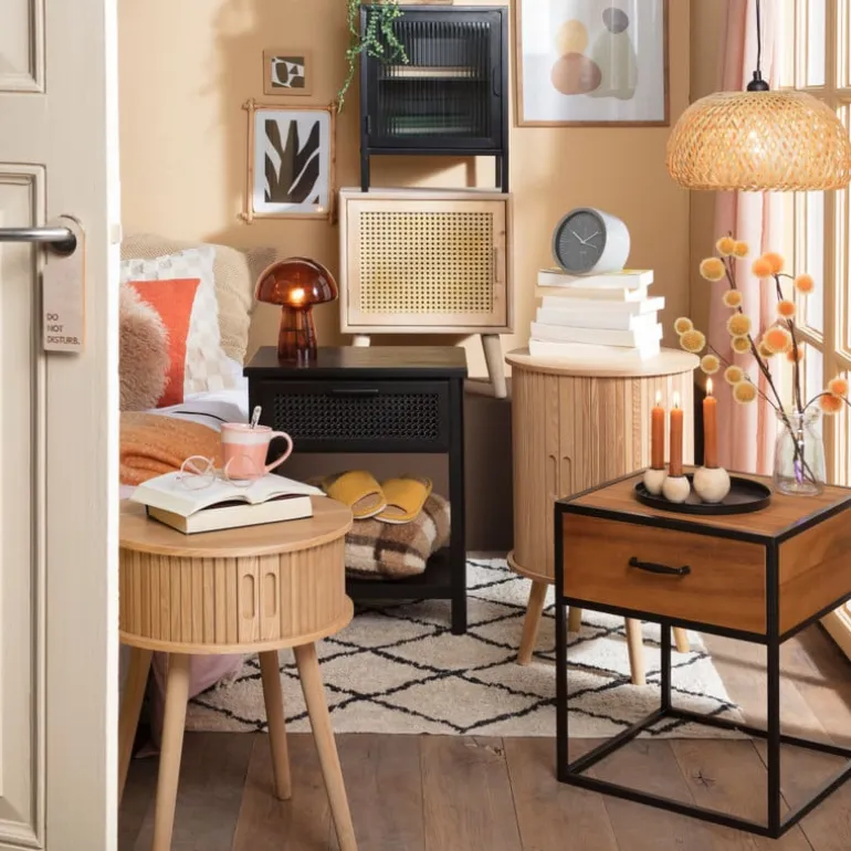 Kastje Uppsala rond - naturel - ø40x54 cm