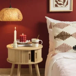 Kastje Uppsala rond - naturel - ø40x54 cm