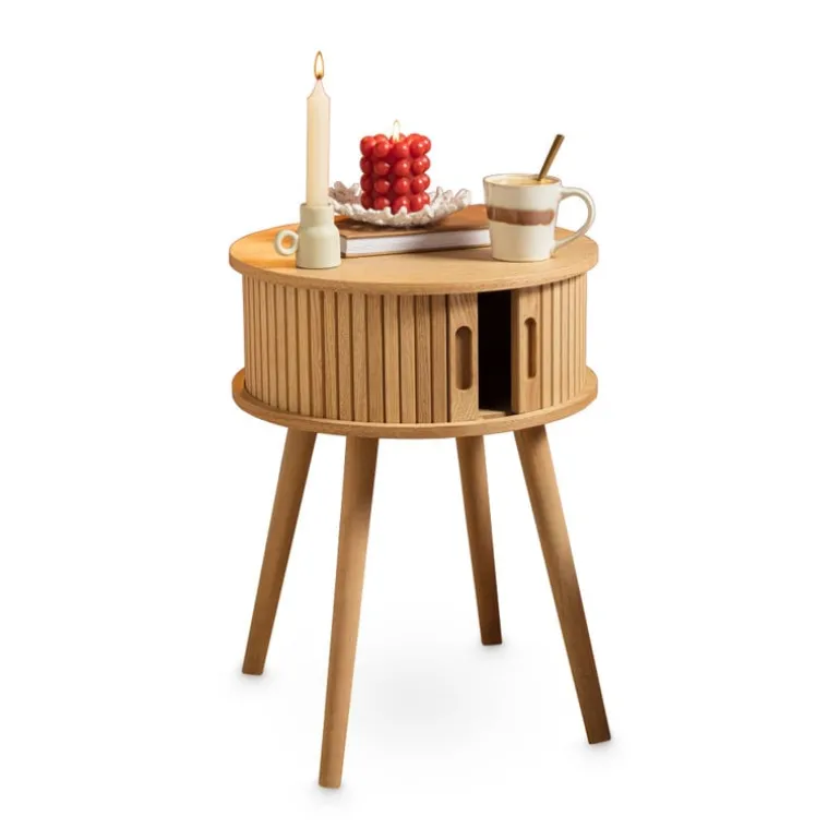 Kastje Uppsala rond - naturel - ø40x54 cm