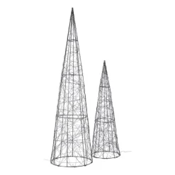 Kegel LED - zwart - ø12x40 cm