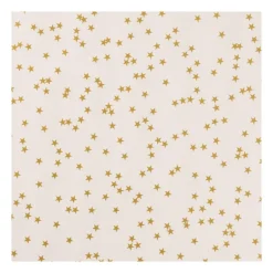 Kerst inpakpapier roze sterren - multikleur - 70x200 cm