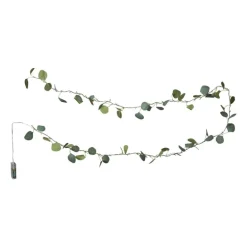 Kerst lichtslinger met eucalyptus - groen - 2 meter