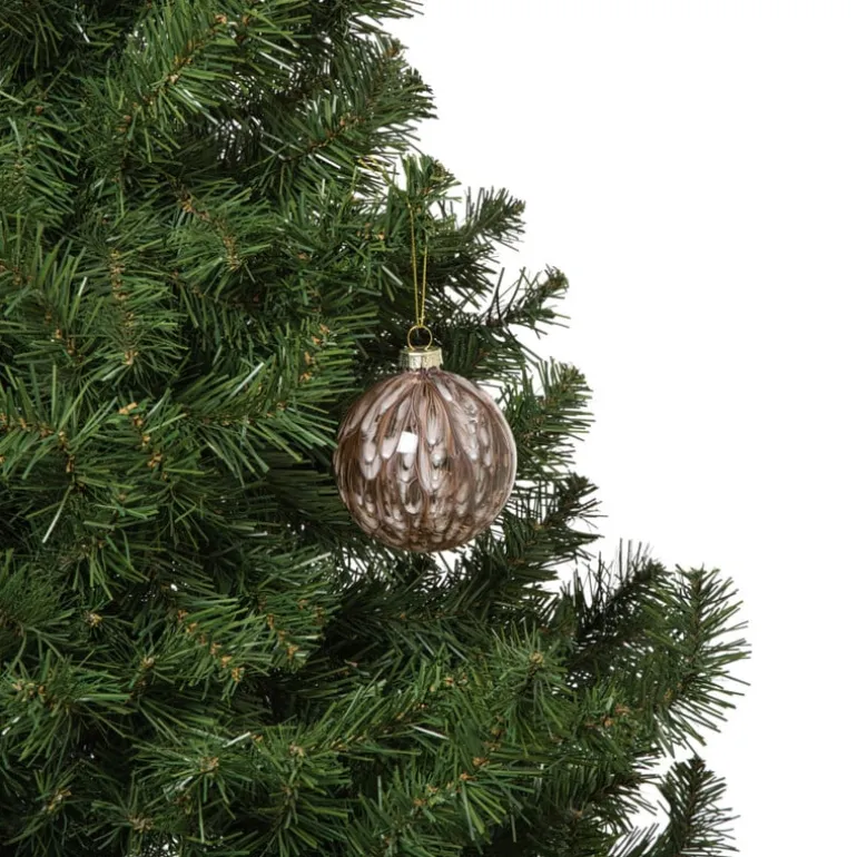 Kerstbal bleeding - bruin