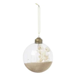 Kerstbal droogbloem - diverse varianten - Ø8 cm