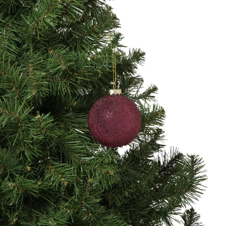 Kerstbal druppeltjes - roze