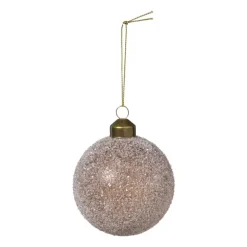 Kerstbal frozen - bruin