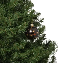 Kerstbal glossy - bruin