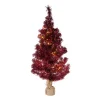 Kerstboom LED - rood - 90 cm