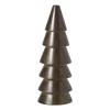 Kerstboom middel - bruin - ø5.5x15 cm