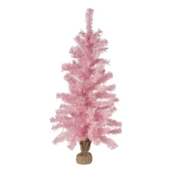 Kerstboom roze - LED - 90 cm