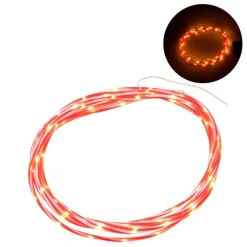 Kerstdraad candy cane - rood/wit - 5 meter