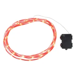 Kerstdraad candy cane - rood/wit - 5 meter