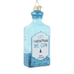 Kersthanger blauwe gin