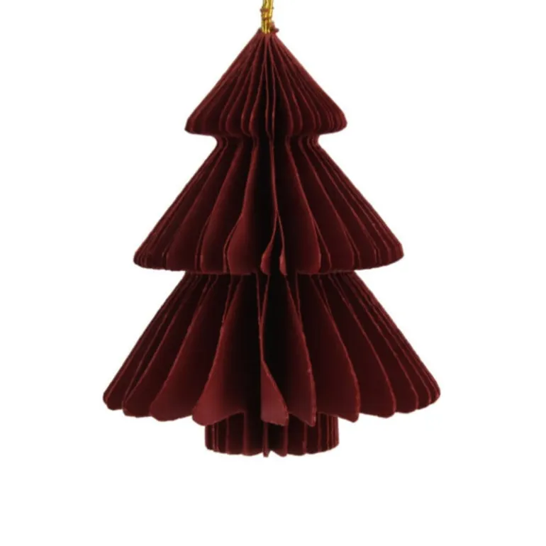 Kersthanger boom - papier - ø8 cm