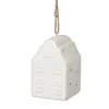Kersthanger huisje - lichtgevend - wit