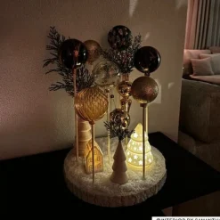 Kersthanger huisje - lichtgevend - wit