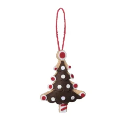 Kersthanger kerstboom - diverse varianten - 13x7.5x1 cm