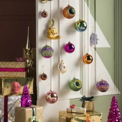 Kersthanger Kersthanger - glas - 9.1x6.1x4.1 cm