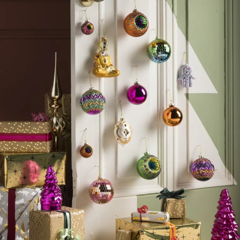 Kersthanger Kersthanger - glas - 9.1x6.1x4.1 cm