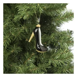 Kersthanger pump - diverse kleuren - 11x6.7x4.1 cm