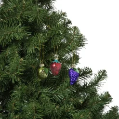 Kersthangers mini - fruit - set van 3