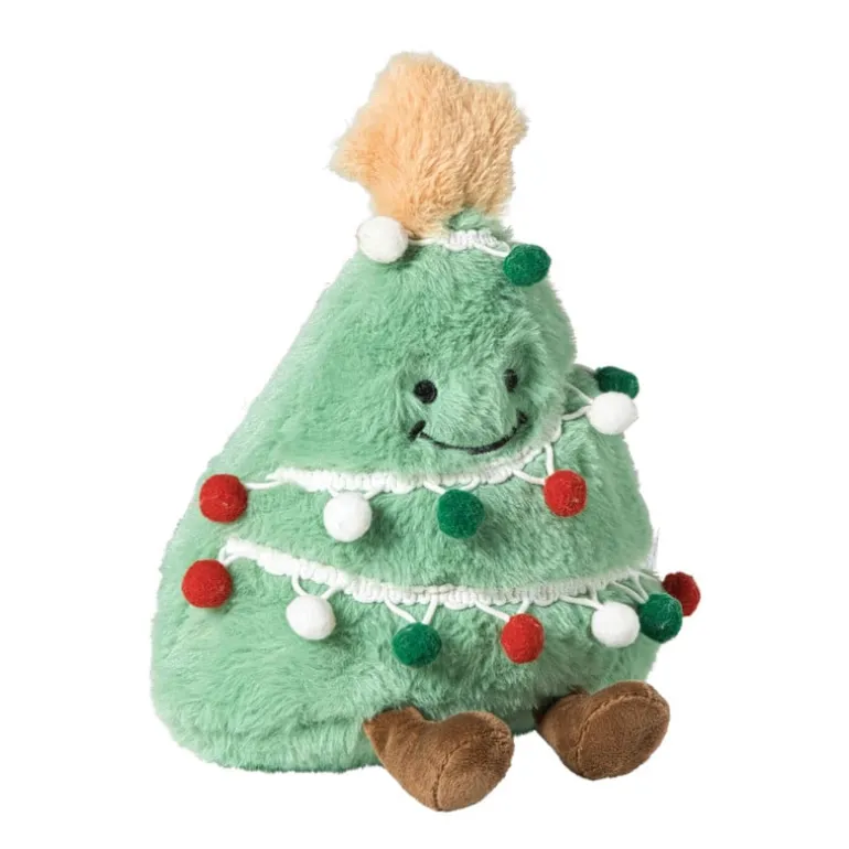 Kerstknuffel kerstboom - multikleur
