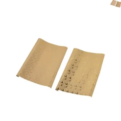 Kerstpapier hotstamp - diverse varianten - set van 2