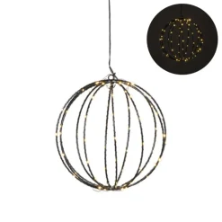 Kerstverlichting hangende kerstbal - warm wit - ø25 cm