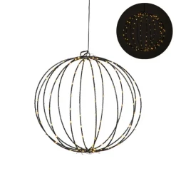 Kerstverlichting hangende kerstbal - warm wit - ø35 cm