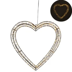 Kerstverlichting hart - ø38 cm - 480 lampjes