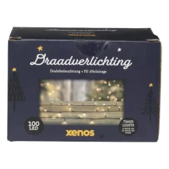 Kerstverlichting LED - warm wit - 100 lampjes - 7.5 meter