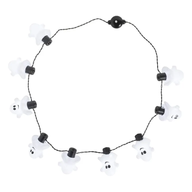 Ketting met lichtjes - spookjes - ø44 cm