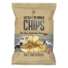 Kettle Cooked Chips - zeezout en peper - 150 gram