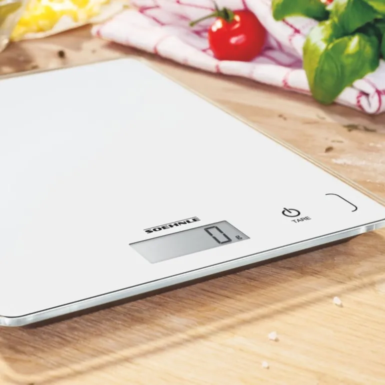 Keukenweegschaal Soehnle - wit - 23.4x19.2x2.5 cm