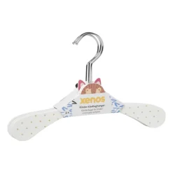 Kinder kledinghanger dieren - wit - set van 3