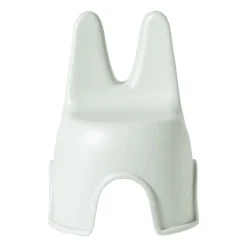 Kinderstoel Babs met konijnenoortjes - groen - 46x40x34 cm