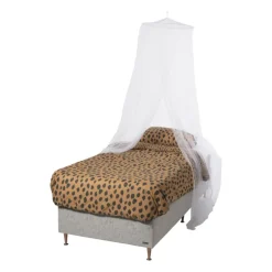 Klamboe met ring - 1-persoon - wit - ⌀60x230x650 cm