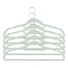 Kledinghanger vilt - groen - set van 5