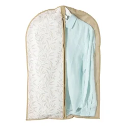 Kledinghoes leafs - bruin/beige - 90x60x15 cm