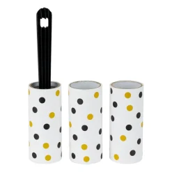 Kledingroller - zwart/wit - 3 rollers