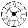 Klok Boston zwart - ø57 cm