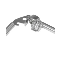 Knoflookpers London - zilverkleurig - 19 cm