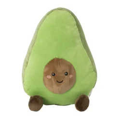 Knuffel avocado - groen - 22x17 cm