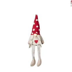 Knuffel Gnome met led - diverse varianten - 43x12x10 cm